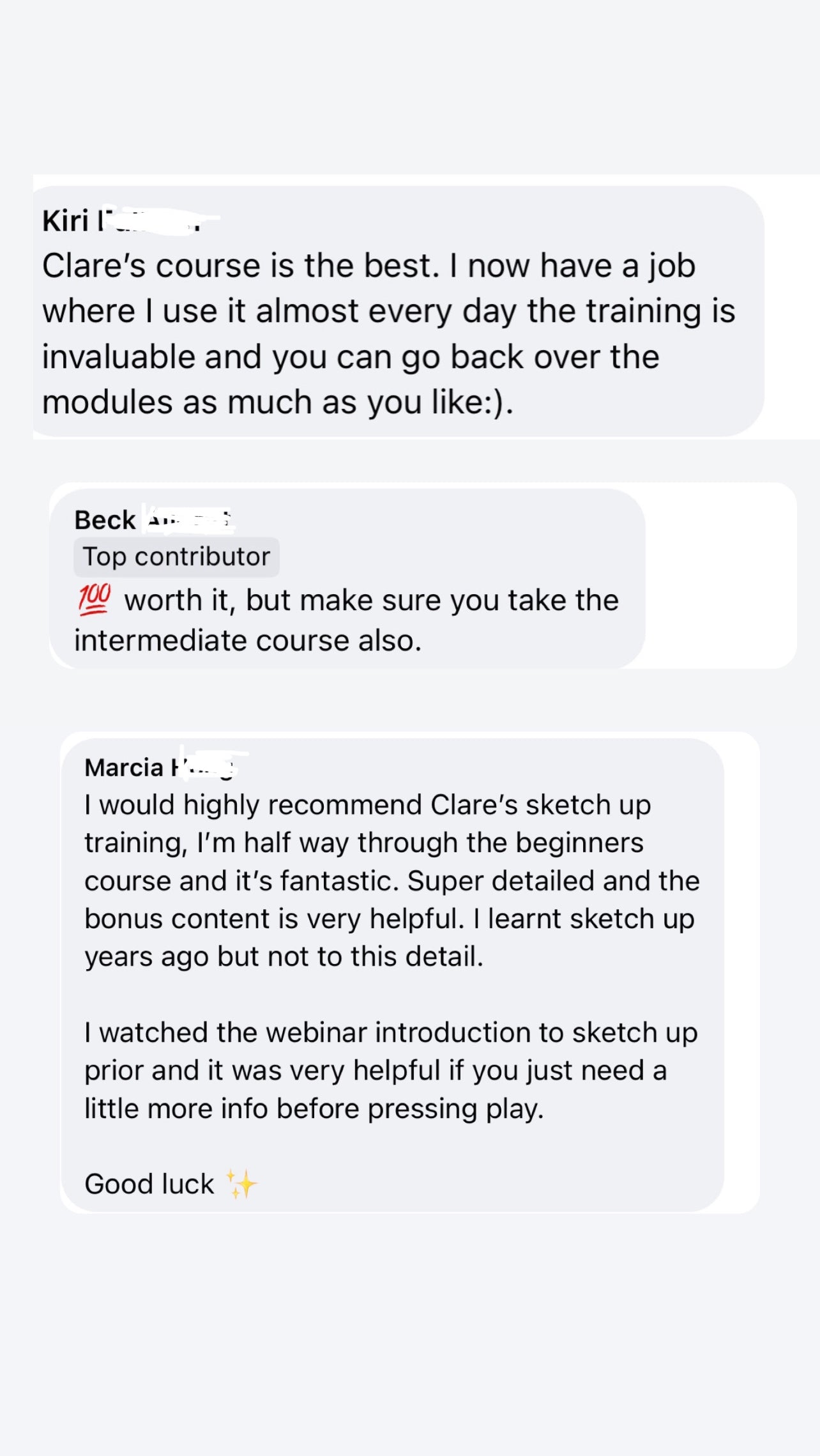 SketchUp Beginner + Intermediate Course Bundle