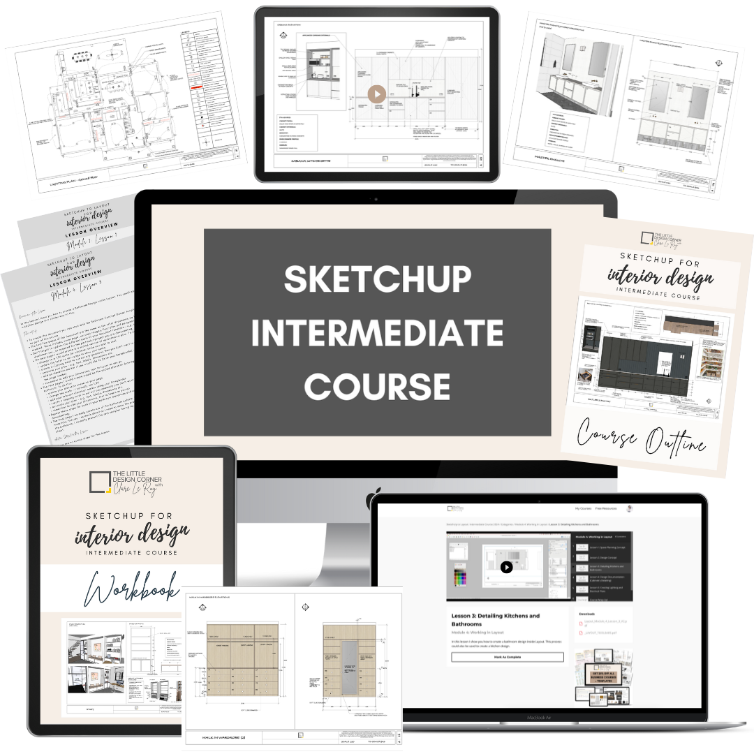 SketchUp for Interior Design - Intermediate Course