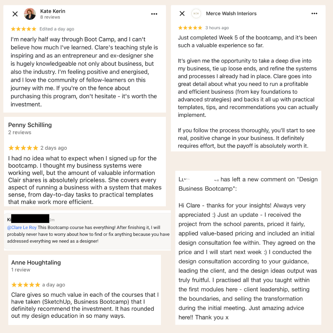 Design Business Bootcamp