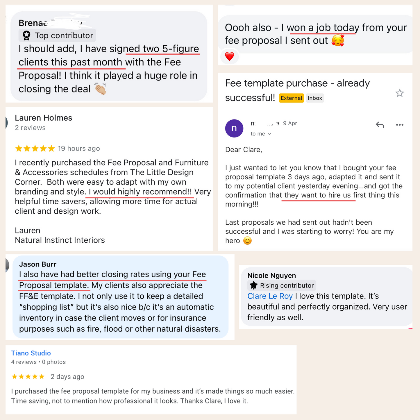 Fee Proposal Template