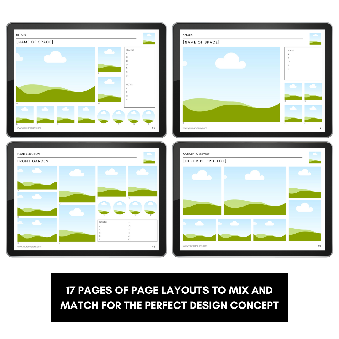 Landscape Design Concept Template