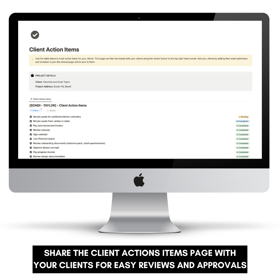 The Client Project Tracker