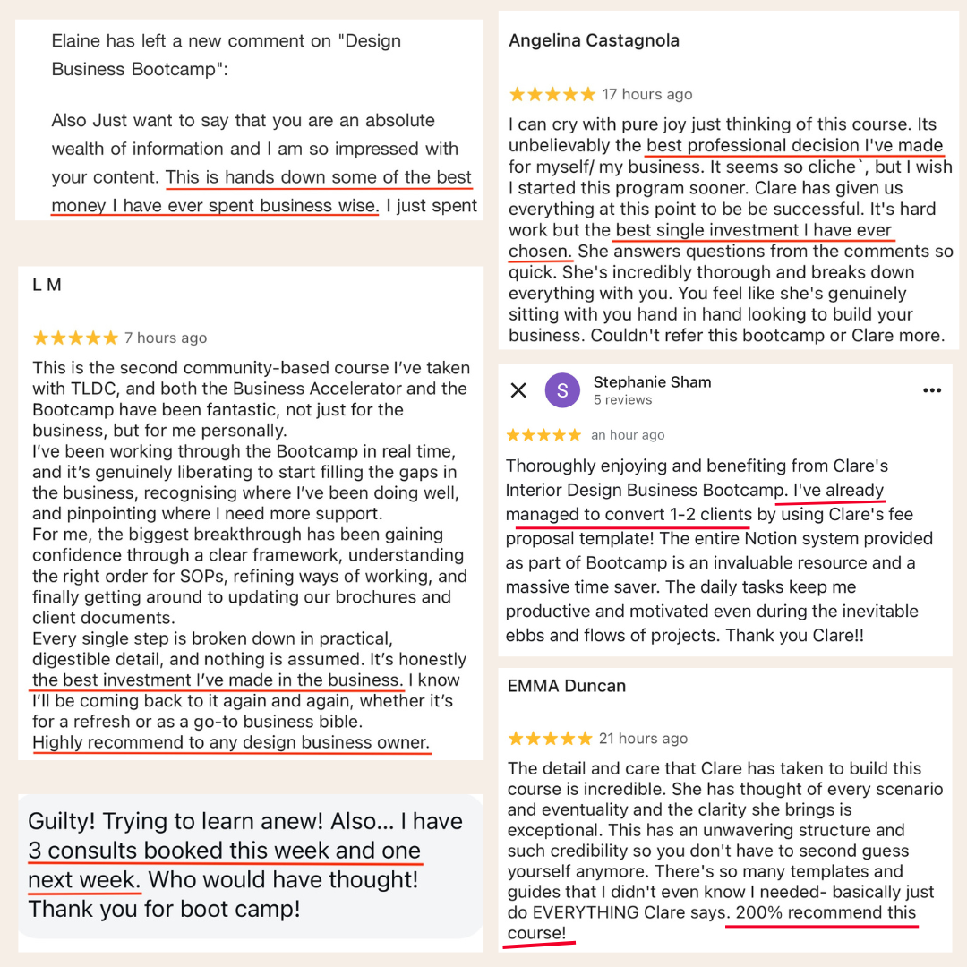 Design Business Bootcamp