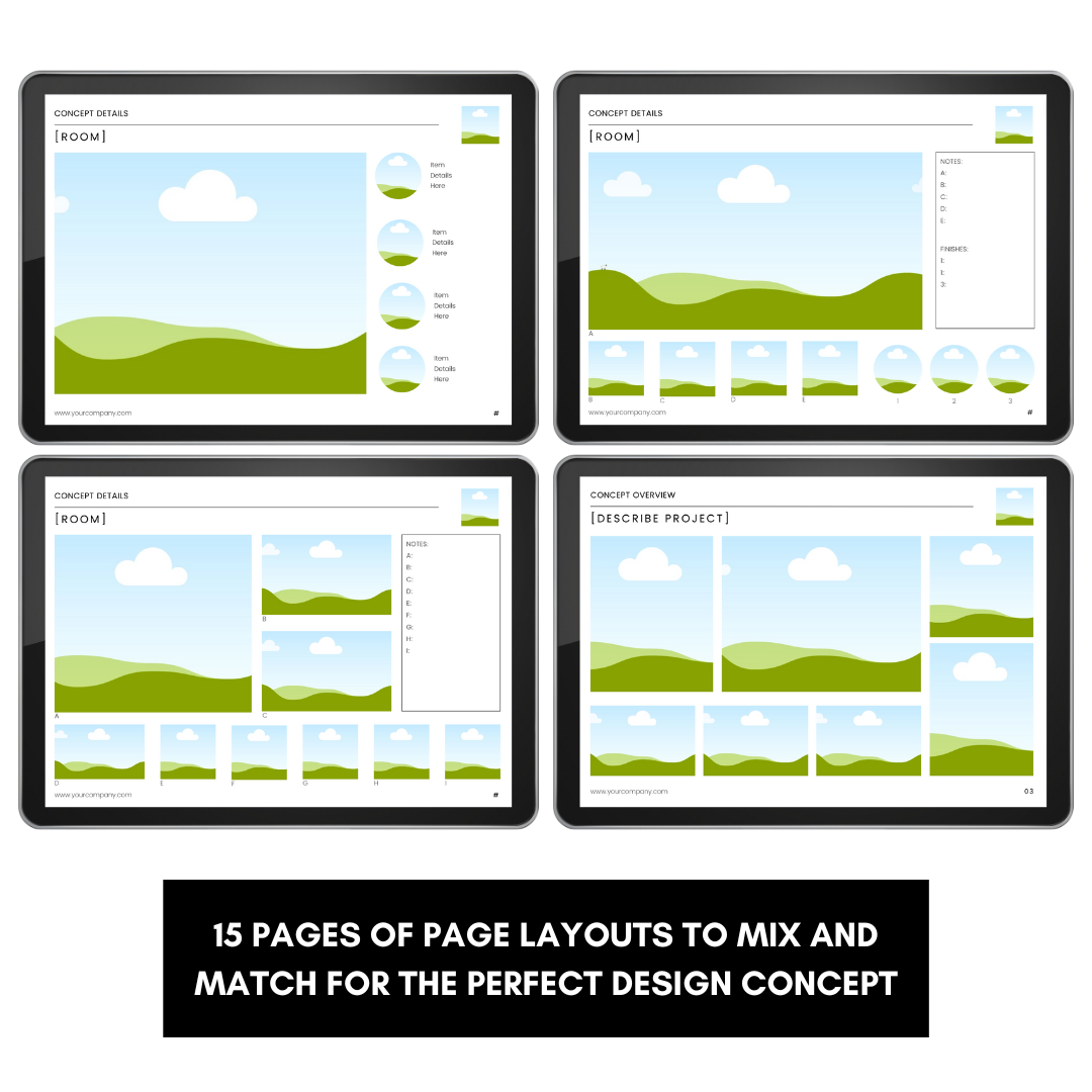 Design Concept Presentation Template