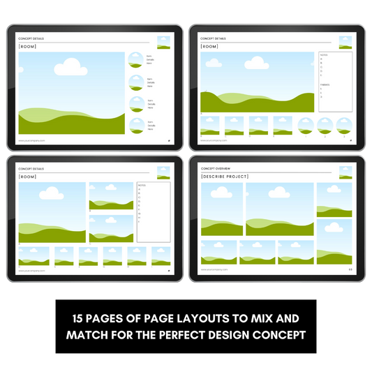 Design Concept Presentation Template