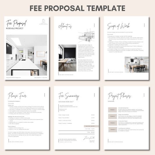 Fee Proposal Template
