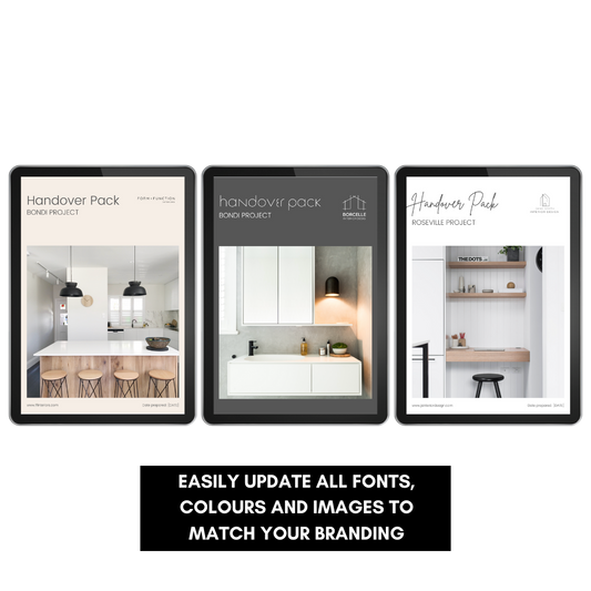 Client Handover Pack (Close Out Binder) Template