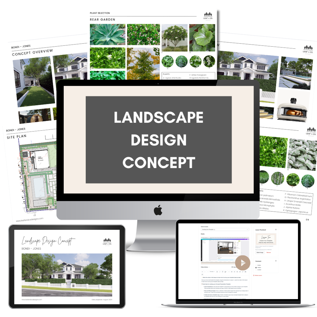 Landscape Design Concept Template