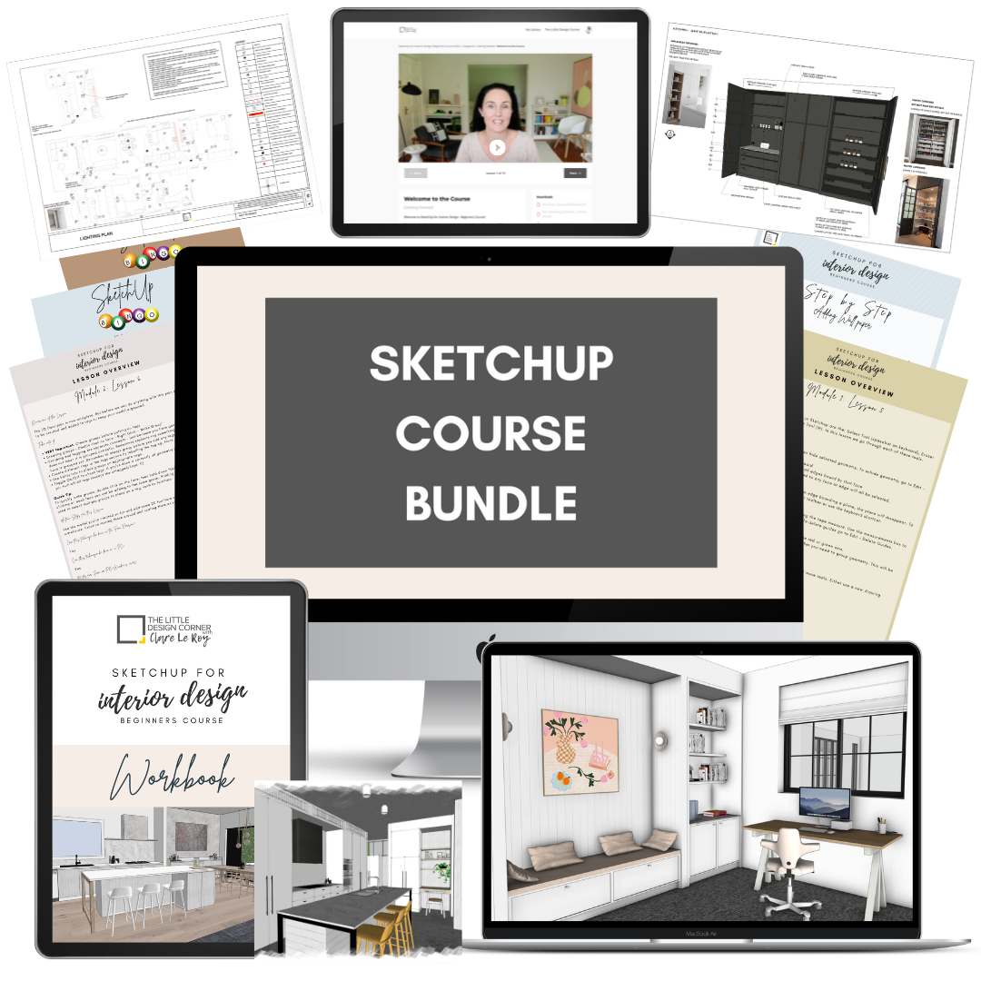 SketchUp Beginner + Intermediate Course Bundle